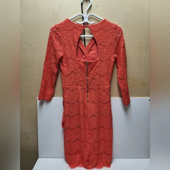 GUESS Women’s Lace Mini Dress Size Small - Picture 2 of 6